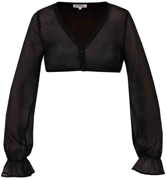 Dirndlbluse Arnstein, schwarz