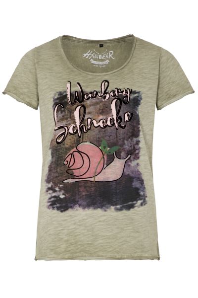 T-Shirt Weinbergschnecke, oliv