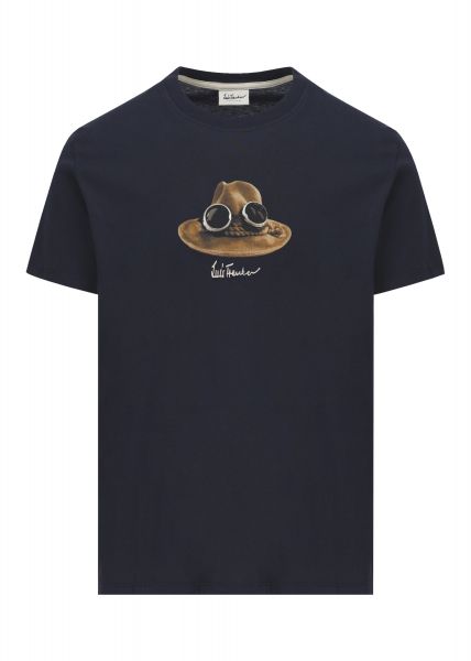 T-Shirt Der Hut, dunkelblau