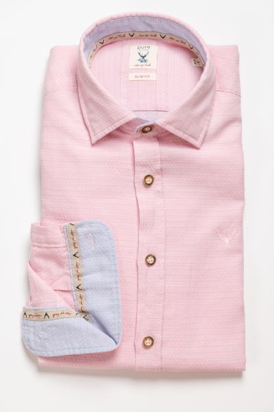 Hemd Lukas slim fit, rot