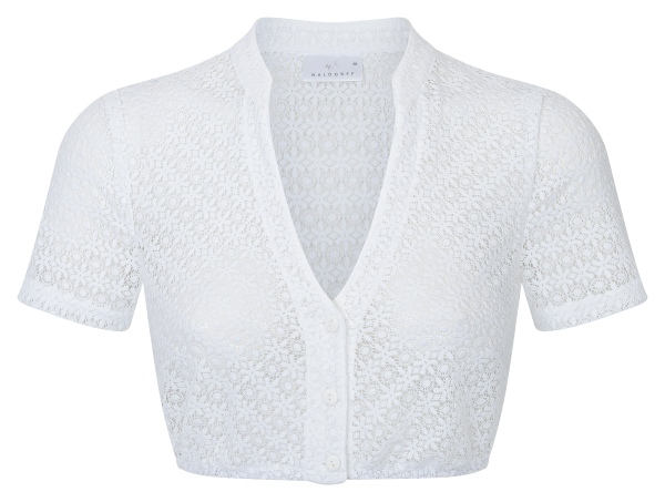 Dirndlbluse Frauke, weiß