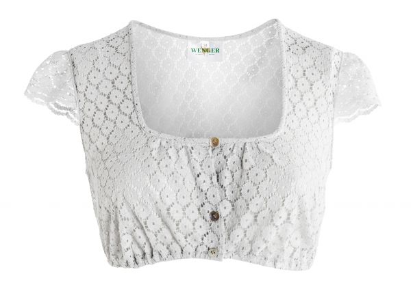 Dirndlbluse Samantha, grau