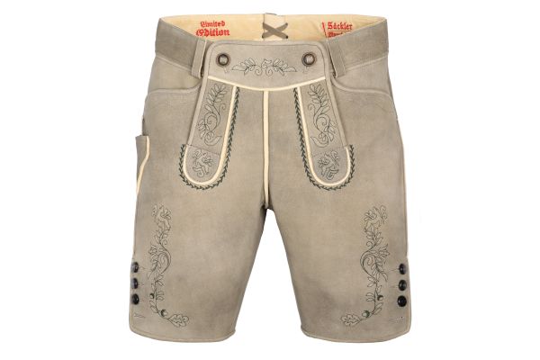 Lederhose Leon, moos/oliv
