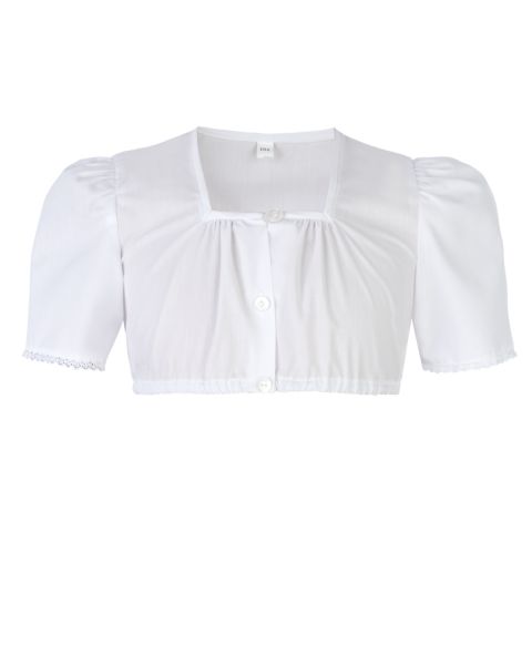 Dirndlbluse Ulrike, weiß