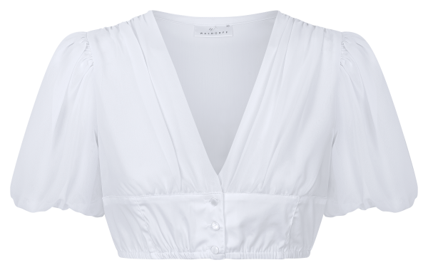 Dirndlbluse Florintina, weiß