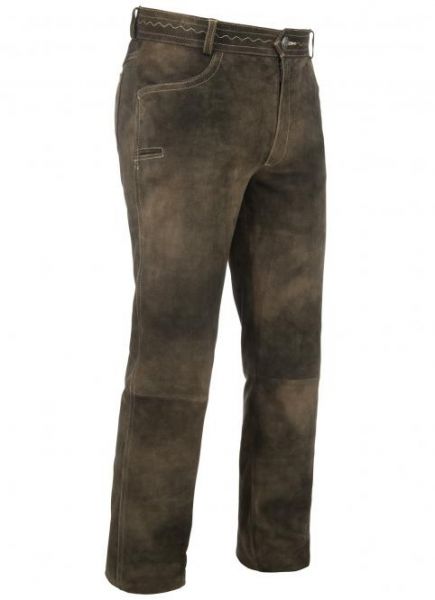 Lederhose Tassilo, schiefer