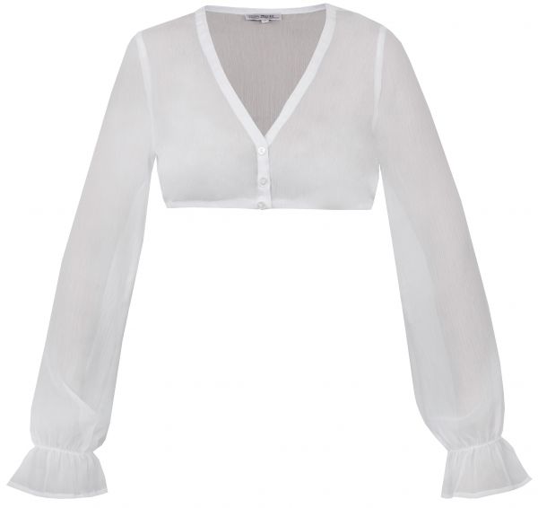 Dirndlbluse Arnstein, weiß