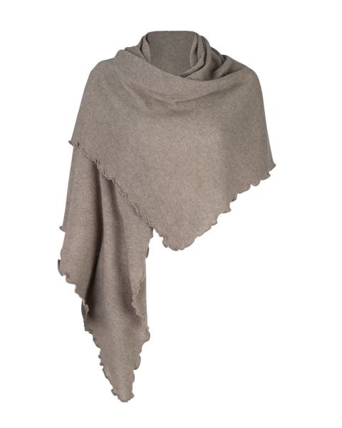 Poncho, taupe