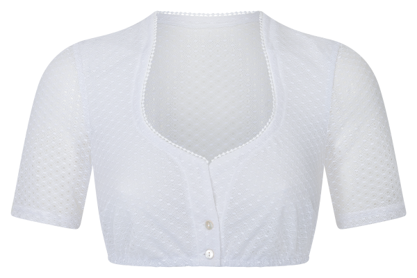 Dirndlbluse Fay, weiß