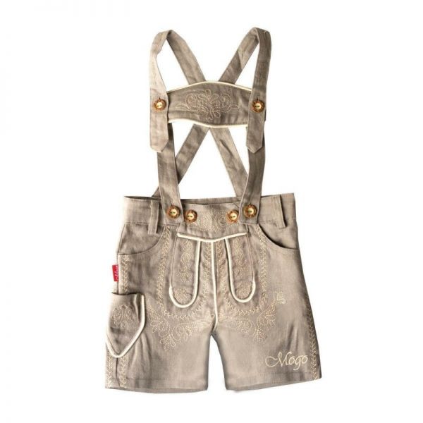 Leinenhose Lausa, grau