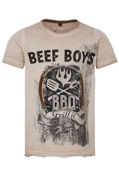 T-Shirt Beef Boys, beige