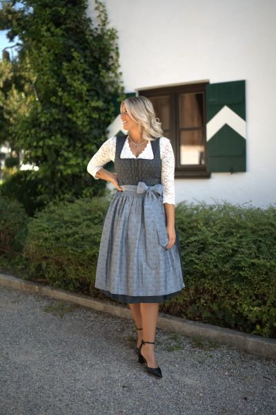 Dirndl Antonia 70cm, anthrazit