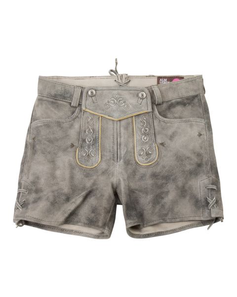 Lederhose Maria, grau